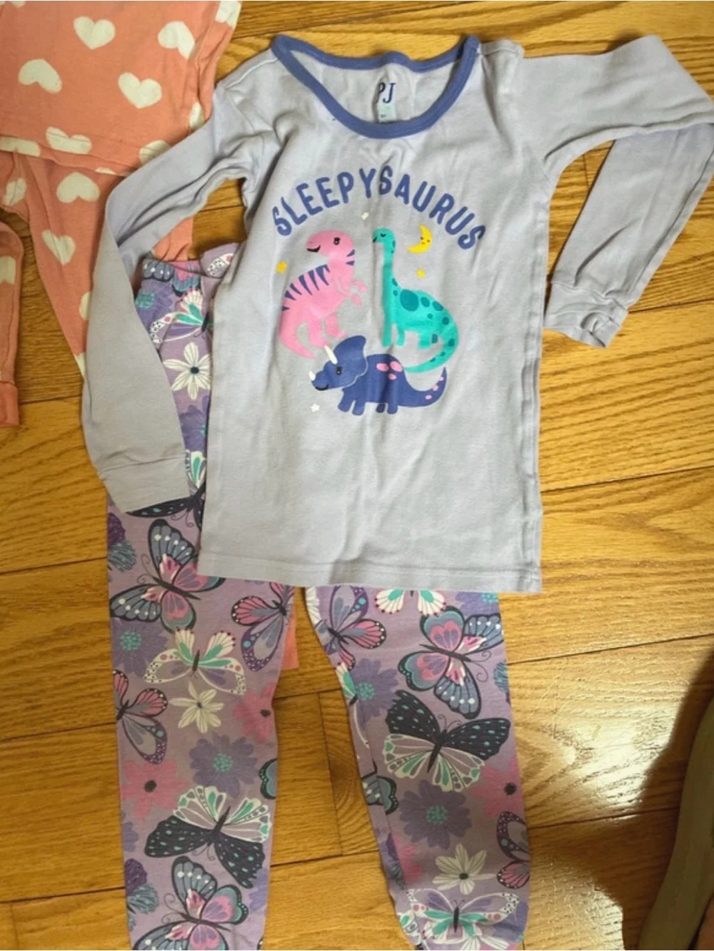 Disney carters place Kids Pajama Set Bundle - Mint, Lavender, Pink, Yellow, Gray